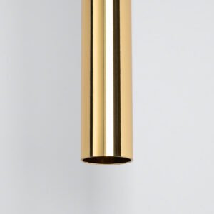 Pendant Lamp Pastelo 1 Polished Gold Modern Single Pendants Great Lighting UK Ltd