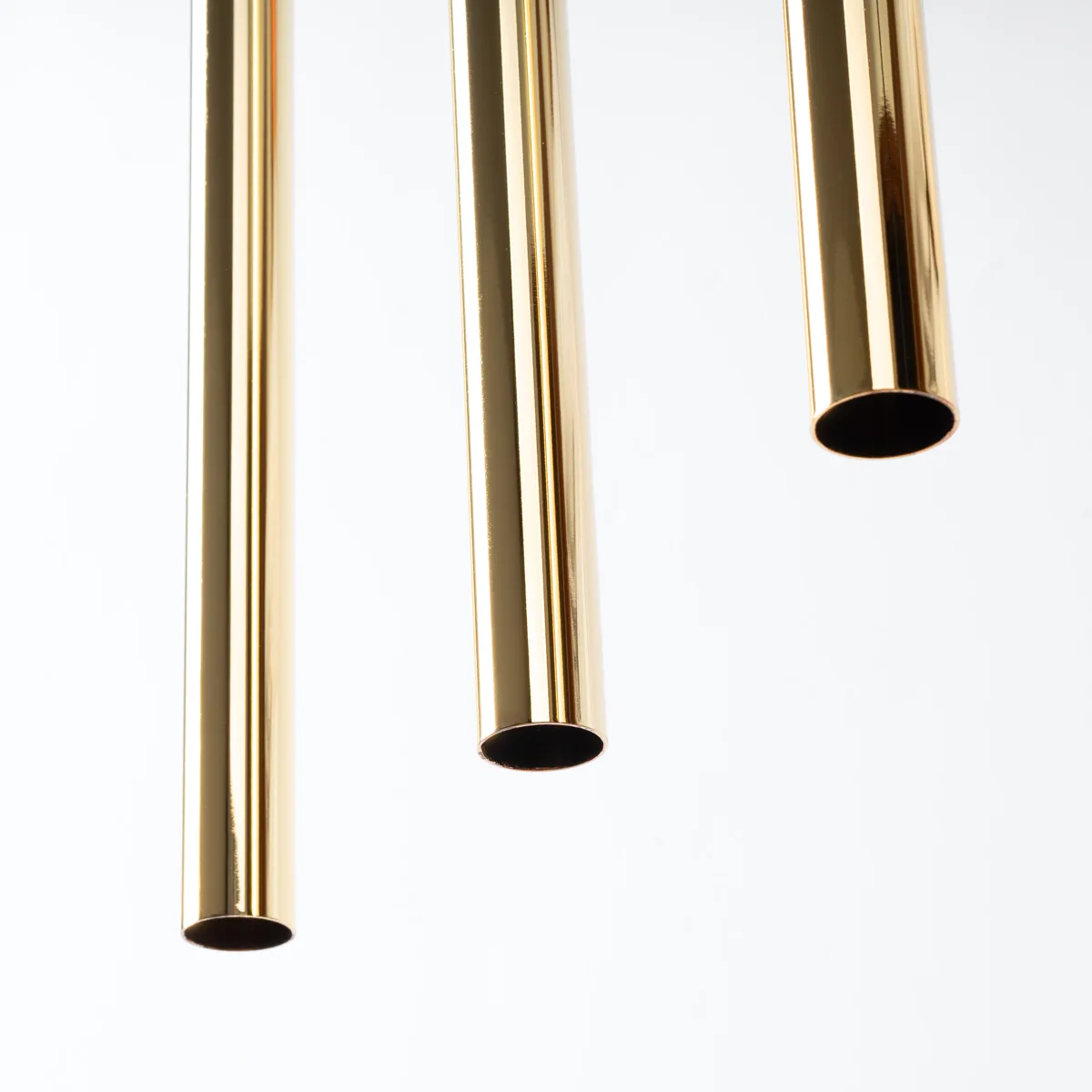 Pastelo 3-Light Linear Pendant - Polished Gold Bar & Linear Pendant Lights Great Lighting UK Ltd