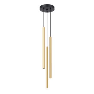 Pendant Lamp Pastelo 3p Polished Gold