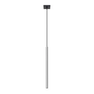 Pastelo Pendant Light - Single / Chrome Bedroom Cylinder Pendants Great Lighting UK Ltd