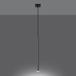 Pendant Lamp Pastelo 1 Chrome Modern Single Pendants Great Lighting UK Ltd