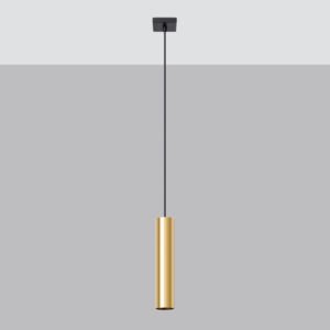 Pendant Lamp Lagos 1 Polished Gold Modern Single Pendants Great Lighting UK Ltd