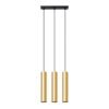 Pendant Lamp Lagos 3 Polished Gold Multi Pendants Great Lighting UK Ltd