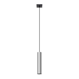 Lagos Pendant Light - Single / Chrome Bedroom Cylinder Pendants Great Lighting UK Ltd