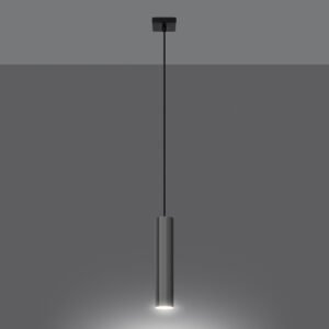 Pendant Lamp Lagos 1 Chrome Modern Single Pendants Great Lighting UK Ltd