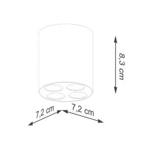 Ceiling Lamp Zoe White Led Single Ceiling Lights Great Lighting UK Ltd