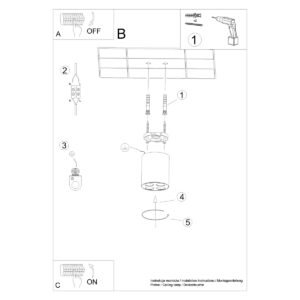 Ceiling Lamp Zoe Black Led Single Ceiling Lights Great Lighting UK Ltd
