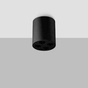 Ceiling Lamp Zoe Black Led Single Ceiling Lights Great Lighting UK Ltd