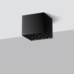Ceiling Lamp Ozzy Black Led Single Ceiling Lights Great Lighting UK Ltd