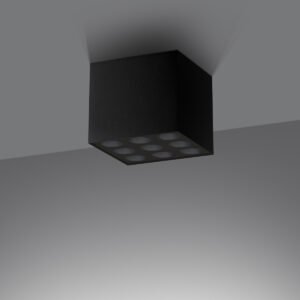 Ceiling Lamp Ozzy Black Led Single Ceiling Lights Great Lighting UK Ltd