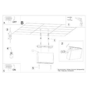 Ceiling Lamp Sole Black Led Cluster Ceiling Lights Great Lighting UK Ltd