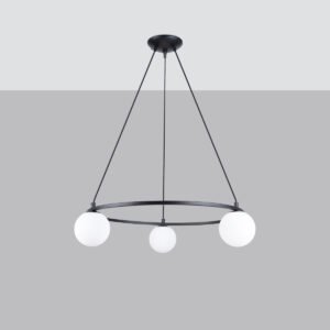 Chandelier Yoli 3 Modern Hanging Chandeliers Great Lighting UK Ltd