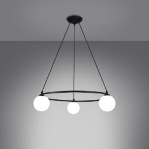 Chandelier Yoli 3 Modern Hanging Chandeliers Great Lighting UK Ltd