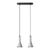 Concrete Pendant Light Rea Twin Industrial Pendant Lights Great Lighting UK Ltd