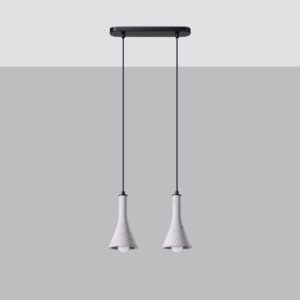 Pendant Lamp Rea 2 Concrete Multi Pendants Great Lighting UK Ltd