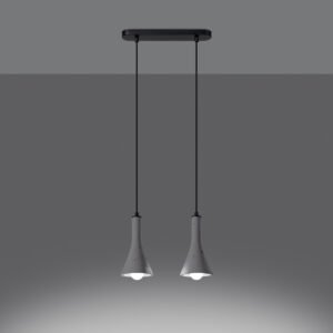 Pendant Lamp Rea 2 Concrete Multi Pendants Great Lighting UK Ltd
