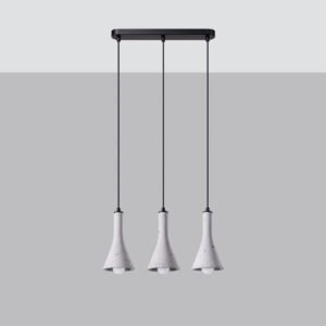 Pendant Lamp Rea 3l Concrete Multi Pendants Great Lighting UK Ltd