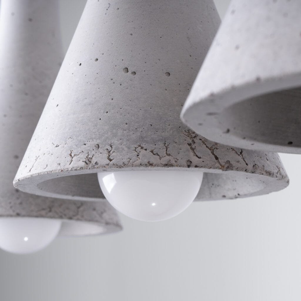 Pendant Lamp Rea 3L Concrete Pendant Lamp Rea 3l Concrete Multi Pendants Great Lighting UK Ltd