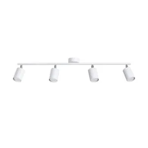 Lemmi Four Light White LED Spotlight Bar 4 Light Spotlights Great Lighting UK Ltd
