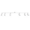 Lemmi Six Light White LED Spotlight Bar 6 Light Spotlights Great Lighting UK Ltd