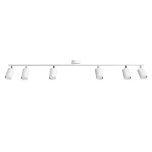 Lemmi Six Light White LED Spotlight Bar 6 Light Spotlights Great Lighting UK Ltd
