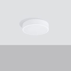 Onyx 30cm LED Ceiling Light - White / 3000K Modern Large Ceiling Lights Great Lighting UK Ltd