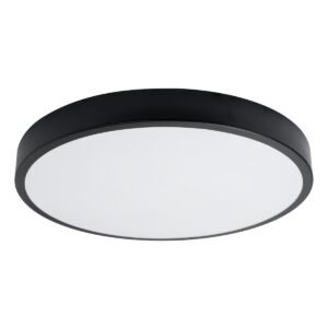 Ceiling Lamp Onyx 60 Black Led 3000k Large Ceiling Lights Great Lighting UK Ltd
