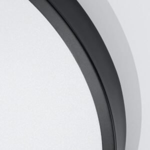 Onyx 60cm LED Ceiling Light - Black / 3000K Bedroom Ceiling Lights Great Lighting UK Ltd