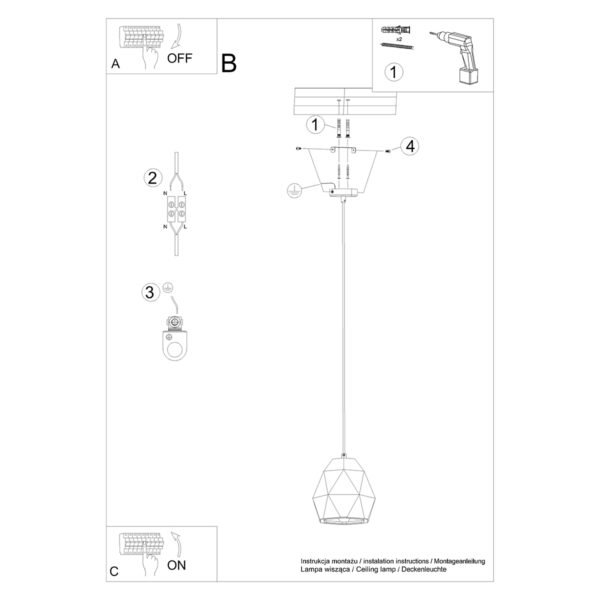 Pendant Lamp Ceramic Mint - Image 6
