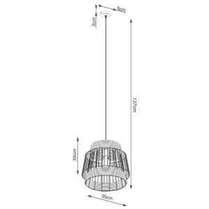 Pendant Lamp Brilo Modern Single Pendants Great Lighting UK Ltd