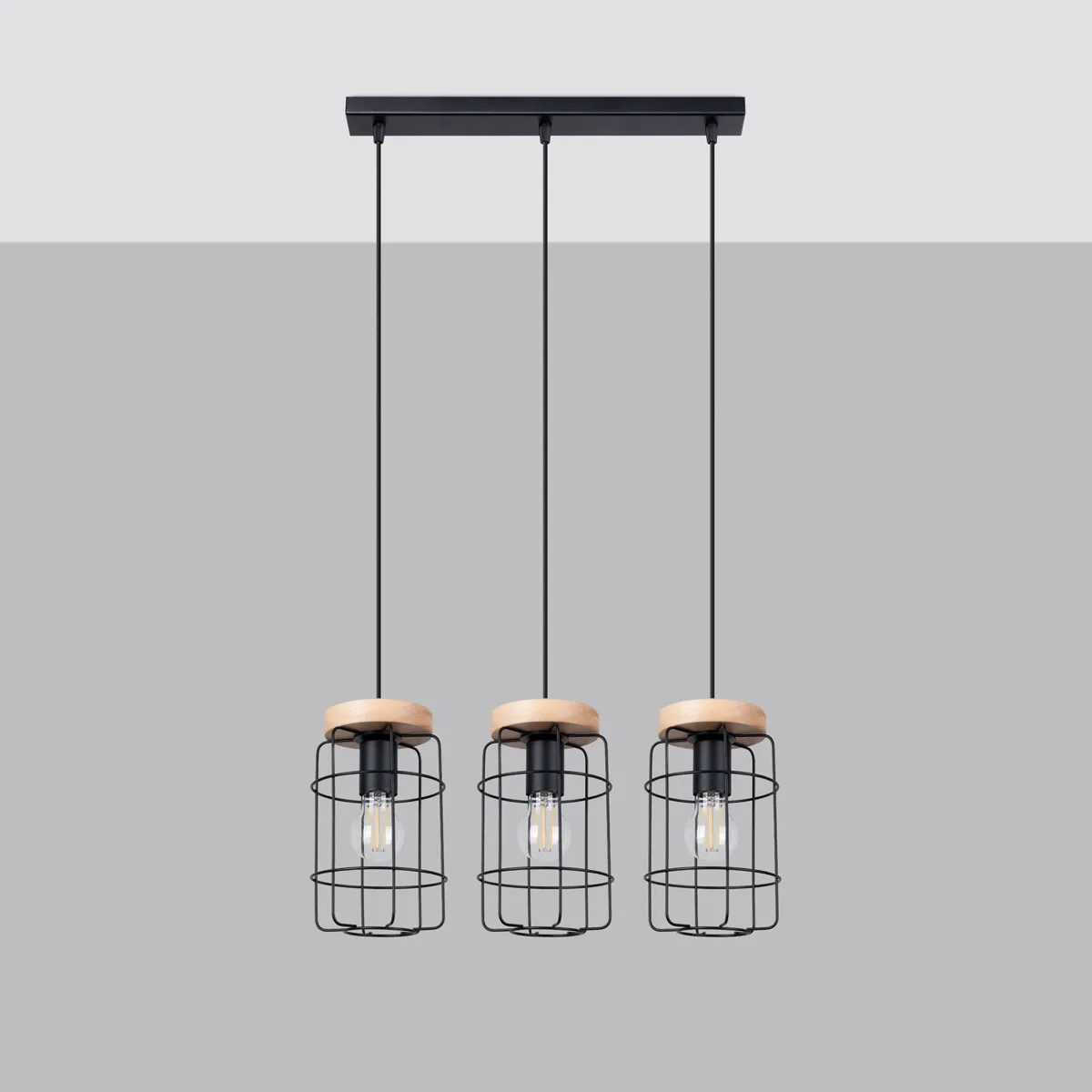 Wooden Pendant Light Gotto Three Light Kitchen Island Lighting Great Lighting UK Ltd