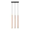 Wooden Pendant Light Pastelo Three Light Linear Bar & Linear Pendant Lights Great Lighting UK Ltd