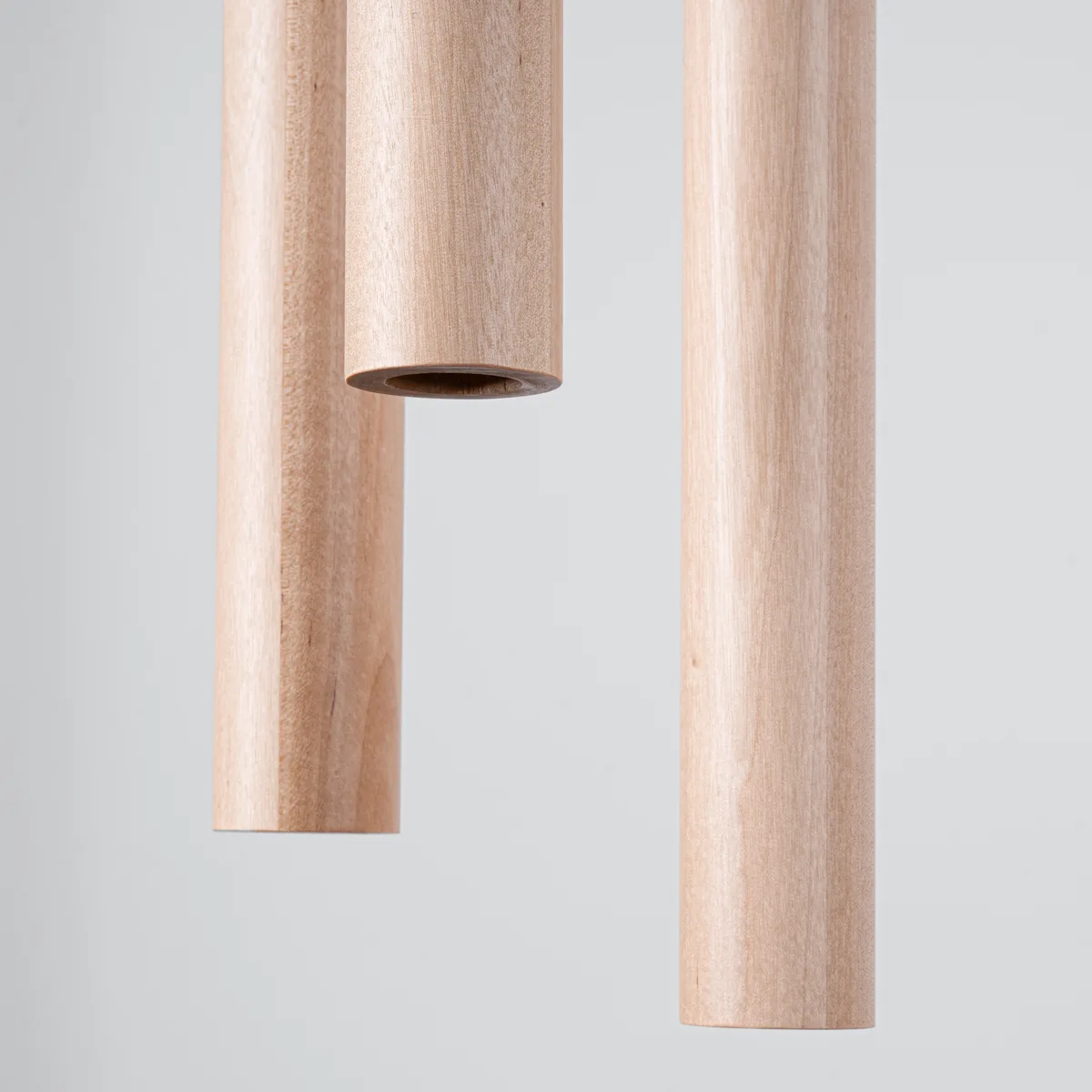 Wooden Pendant Light Pastelo Three Light Cluster Cylinder & Pendant Clusters Great Lighting UK Ltd