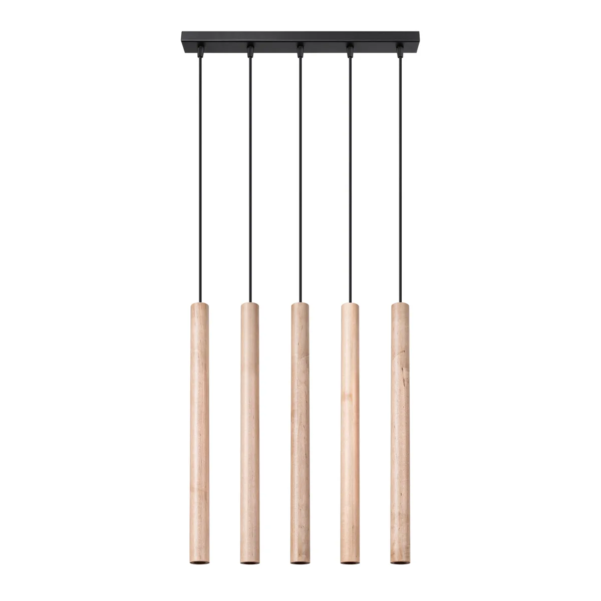 Wooden Pendant Light Pastelo Five Light Linear Bar & Linear Pendant Lights Great Lighting UK Ltd