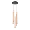 Wooden Pendant Light Pastelo Five Light Cluster Cylinder & Pendant Clusters Great Lighting UK Ltd