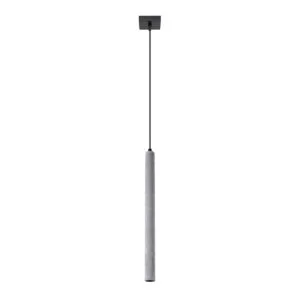 Concrete Pendant Light Pastelo Single Bedroom Cylinder Pendants Great Lighting UK Ltd