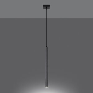 Pendant Lamp Pastelo 1 Concrete Modern Single Pendants Great Lighting UK Ltd