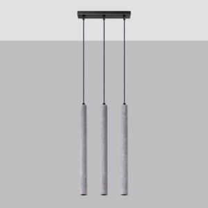 Pendant Lamp Pastelo 3l Concrete Multi Pendants Great Lighting UK Ltd
