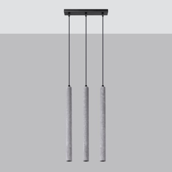 Pendant Lamp Pastelo 3l Concrete - Image 2