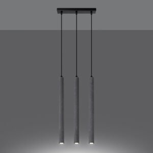 Pendant Lamp Pastelo 3l Concrete Multi Pendants Great Lighting UK Ltd