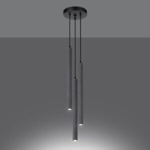 Pendant Lamp Pastelo 3p Concrete Multi Pendants Great Lighting UK Ltd