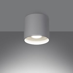 Mika Ceiling Light - White Modern Single Ceiling Lights Great Lighting UK Ltd