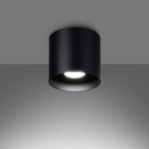 Ceiling Lamp Mika Black Single Ceiling Lights Great Lighting UK Ltd