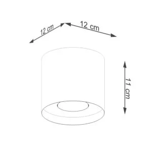 Mika Ceiling Light - Grey Hallway Ceiling Lights Great Lighting UK Ltd