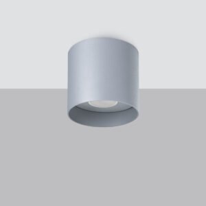 Ceiling Lamp Mika Grey Single Ceiling Lights Great Lighting UK Ltd