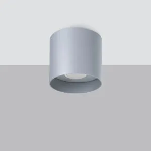 Mika Ceiling Light - Grey Hallway Ceiling Lights Great Lighting UK Ltd