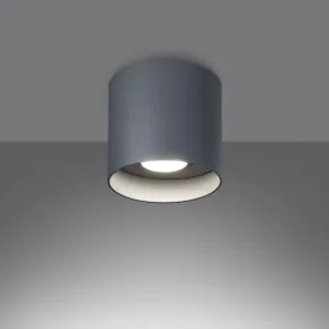Mika Ceiling Light - Grey Hallway Ceiling Lights Great Lighting UK Ltd