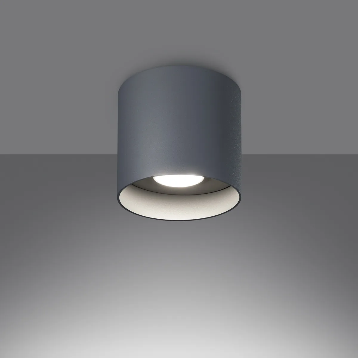 Mika Ceiling Light - Grey Hallway Ceiling Lights Great Lighting UK Ltd