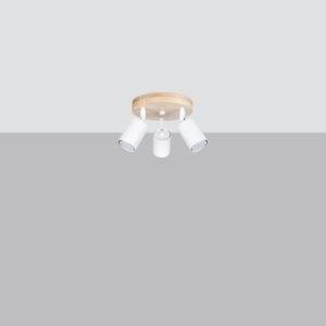 Verdo Three Light White Ceiling Spotlight 3 Light Spotlights Great Lighting UK Ltd