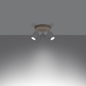 Verdo Three Light White Ceiling Spotlight 3 Light Spotlights Great Lighting UK Ltd